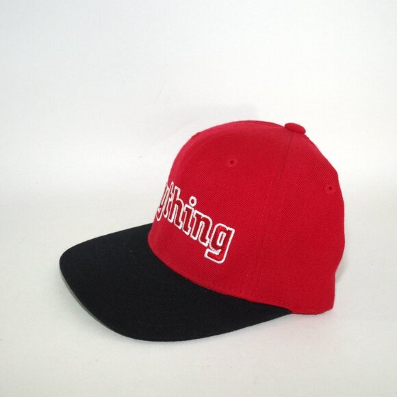 Vintage aNYthing Starter Snapback Hat A New York thing OG logo Red Black Rare - Picture 3 of 7